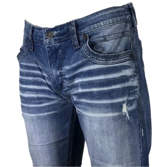 AFFLICTION Men's Denim Jeans BLAKE FLEUR LAZARUS B - Picture 8 of 12